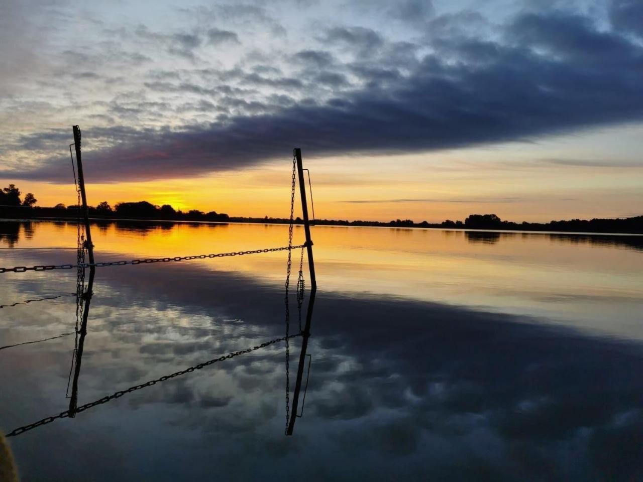 Das Naturfloss - Biberspur Brandenburg  Exteriér fotografie